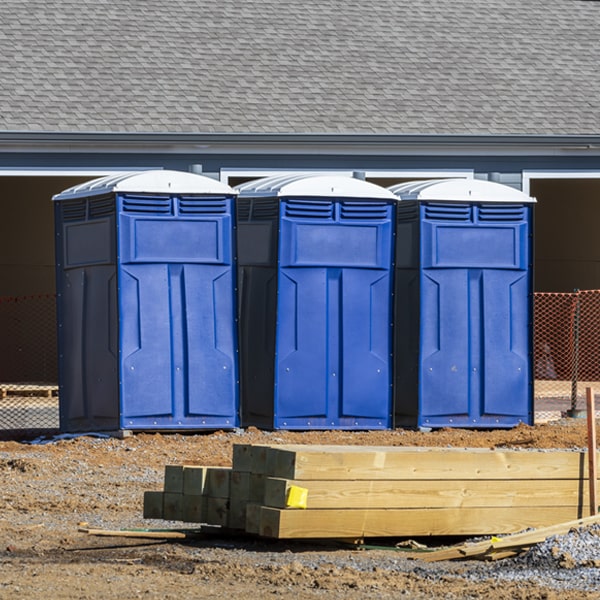 how often are the portable toilets cleaned and serviced during a rental period in Brantingham NY